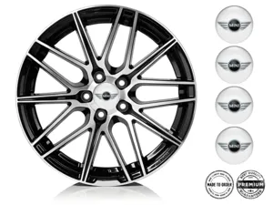 Mini Cooper Rim Stickers Version Stylish Domed Design